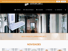 Tablet Screenshot of luminoproject.com